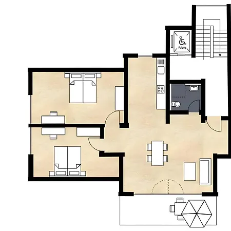 Apartament Gaestehaus D I C K R E I T E R